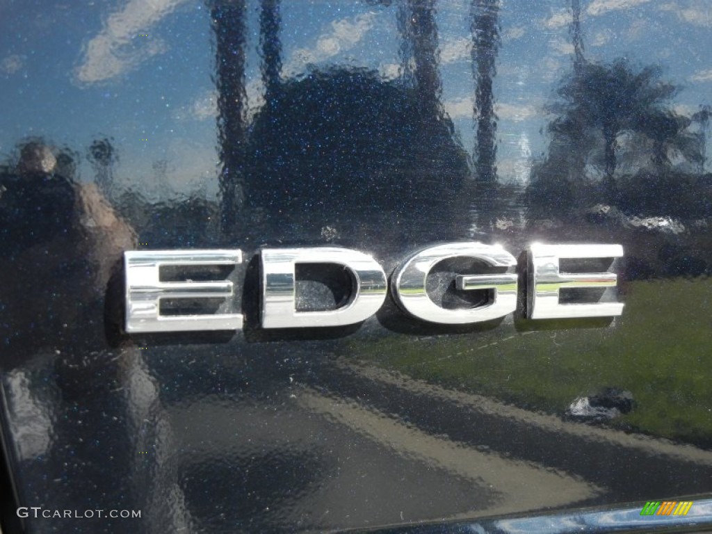 2008 Edge SE - Dark Ink Blue Metallic / Medium Light Stone photo #9
