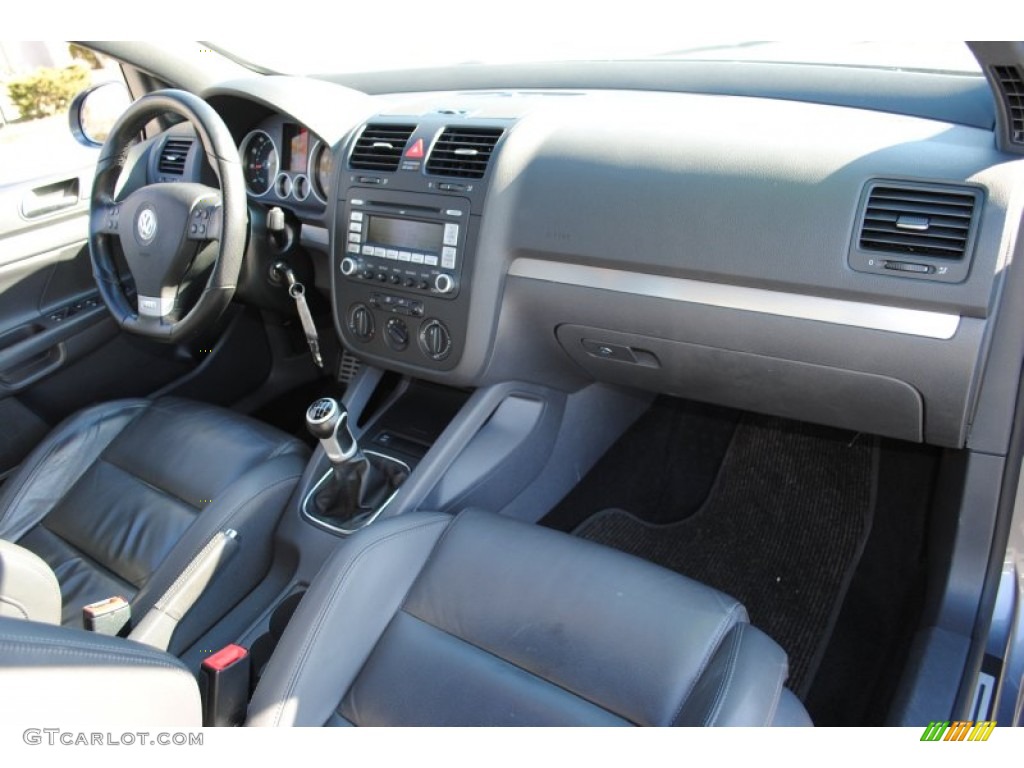2009 Volkswagen GTI 4 Door Anthracite Black Leather Dashboard Photo #60953283