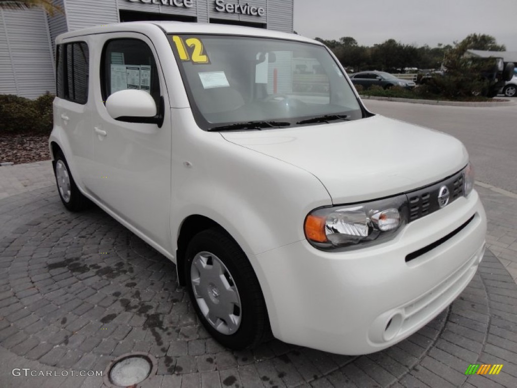 Pearl White 2012 Nissan Cube 1.8 S Exterior Photo #60953943