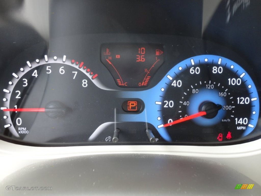 2012 Nissan Cube 1.8 S Gauges Photo #60954513