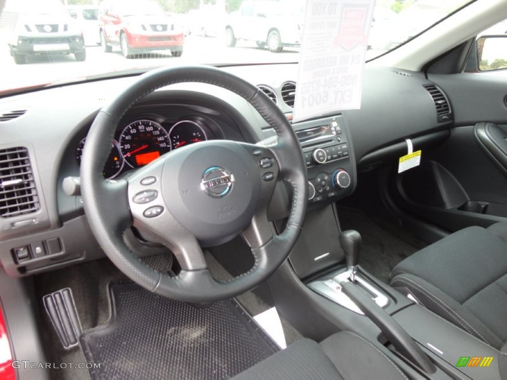 2012 Nissan Altima 2.5 S Coupe Charcoal Dashboard Photo #60954978