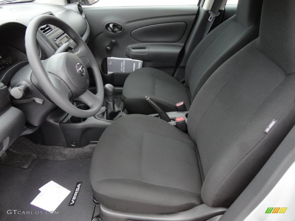 2012 Nissan Versa 1.6 S Sedan Interior Color Photos