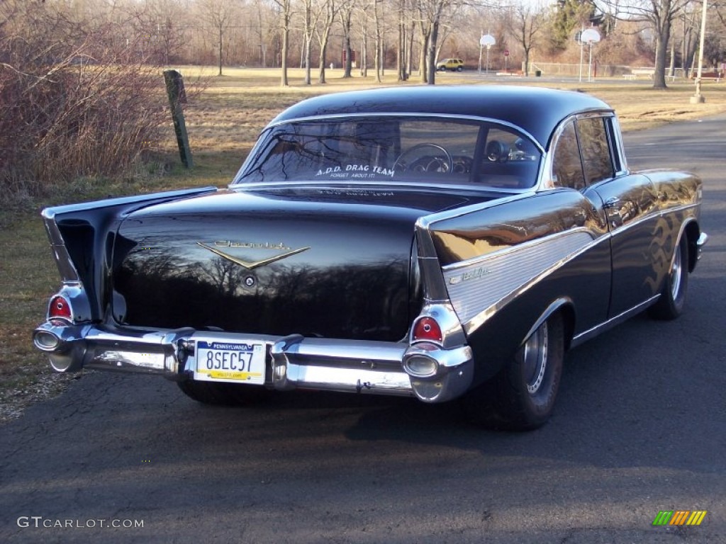 Black 1957 Chevrolet Bel Air Pro-Street Hard Top Exterior Photo #60956673