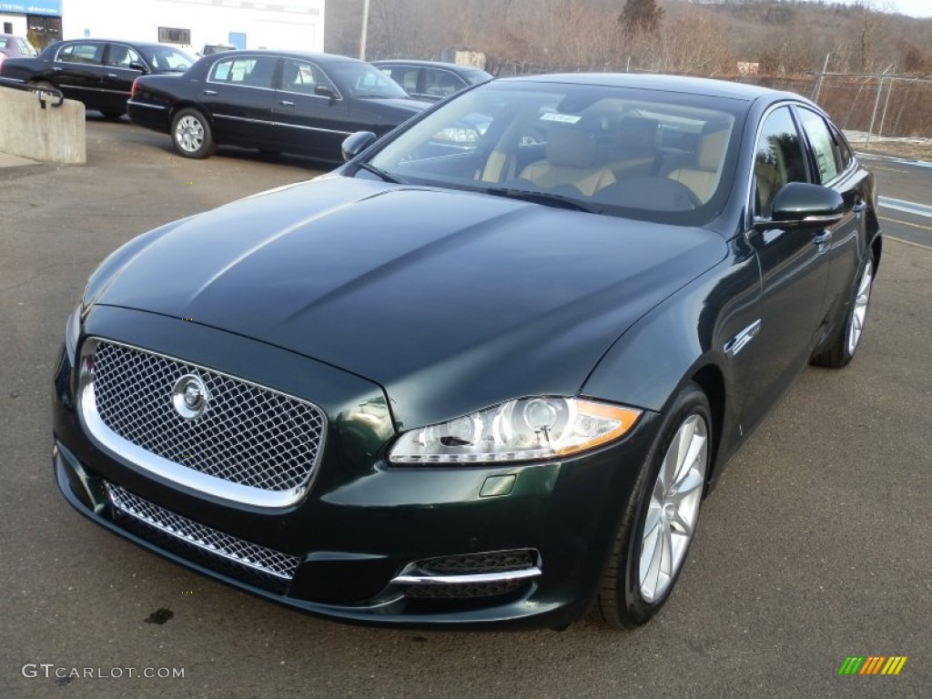 Taiga Green Metallic 2012 Jaguar XJ XJ Exterior Photo #60957873