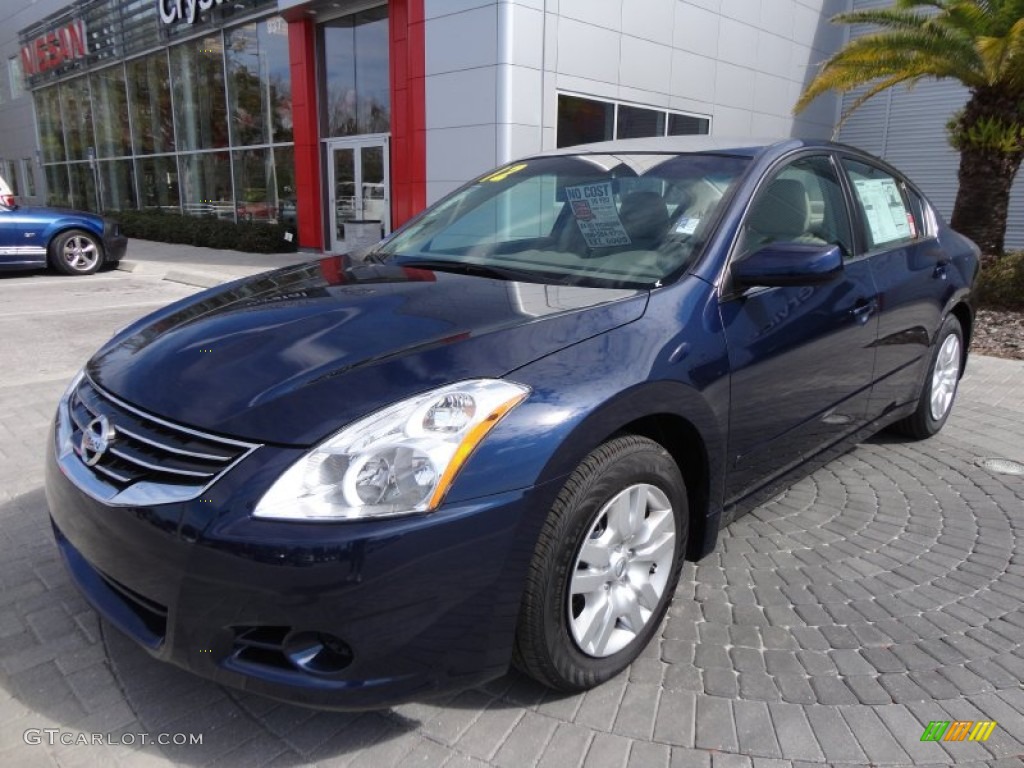 2012 Altima 2.5 S - Navy Blue / Charcoal photo #1