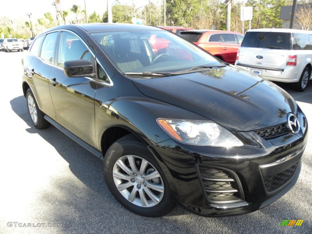 2011 CX-7 i SV - Brilliant Black / Black photo #1