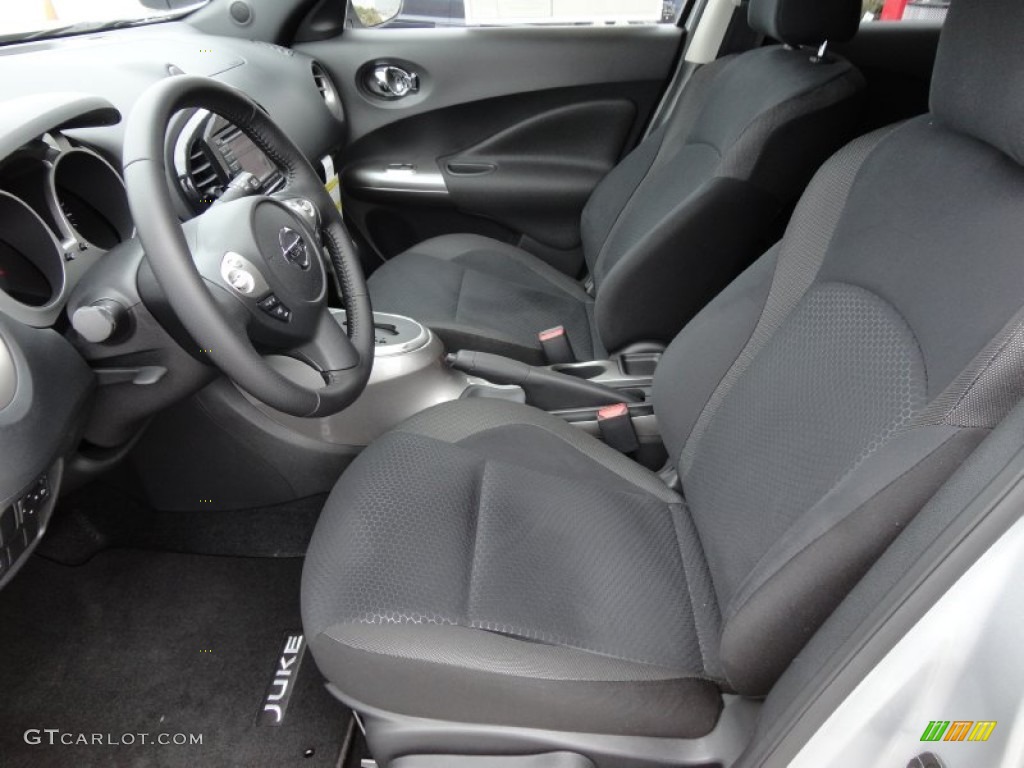 Black/Silver Trim Interior 2012 Nissan Juke SV Photo #60958896