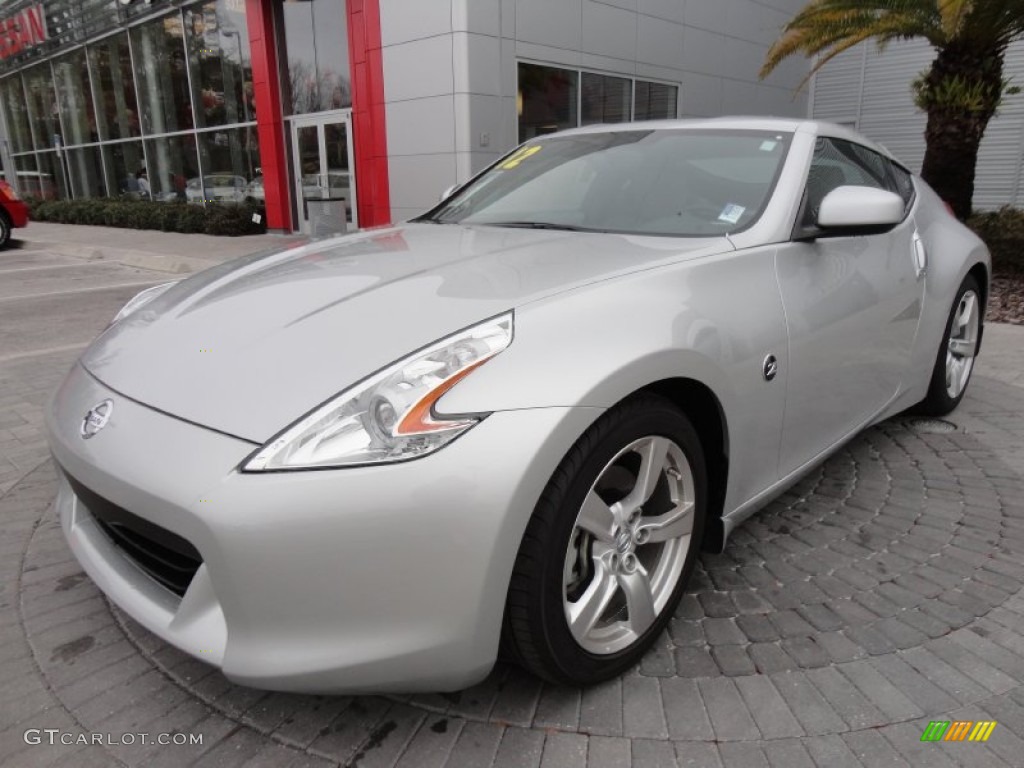 2012 370Z Touring Coupe - Brilliant Silver / Gray photo #1