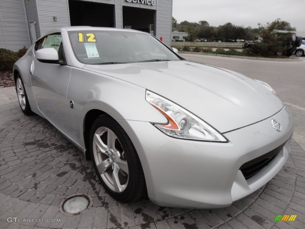 Brilliant Silver 2012 Nissan 370Z Touring Coupe Exterior Photo #60959148