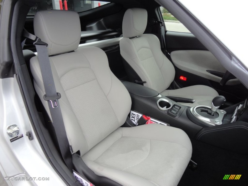 Gray Interior 2012 Nissan 370Z Touring Coupe Photo #60959166