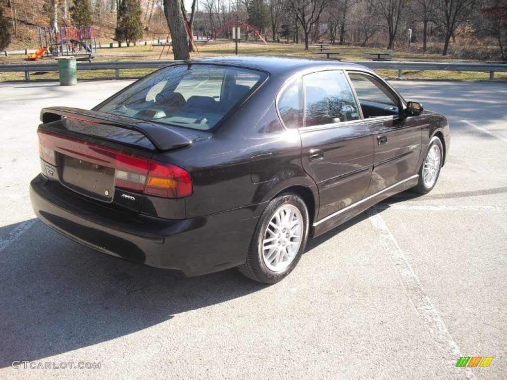 2002 Legacy GT Limited Sedan - Black Granite Pearl / Gray photo #6