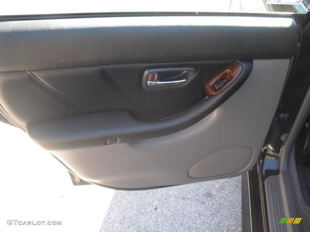 2002 Legacy GT Limited Sedan - Black Granite Pearl / Gray photo #14