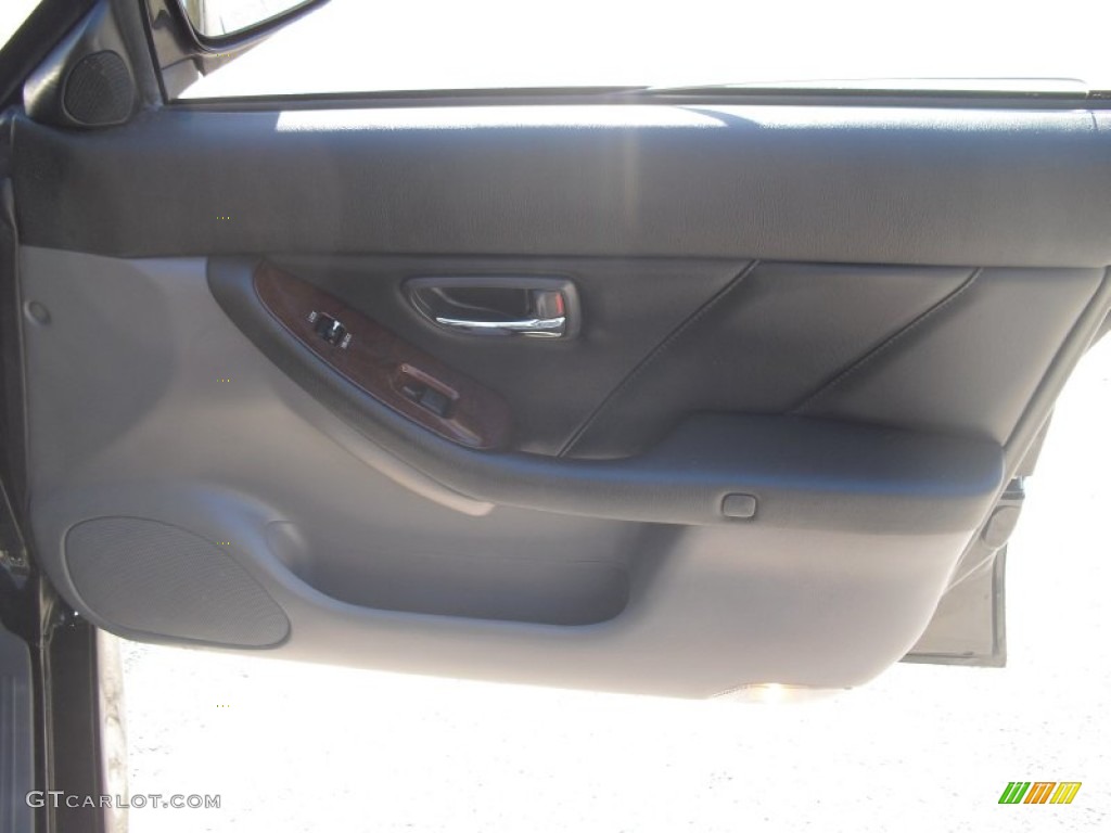 2002 Legacy GT Limited Sedan - Black Granite Pearl / Gray photo #16