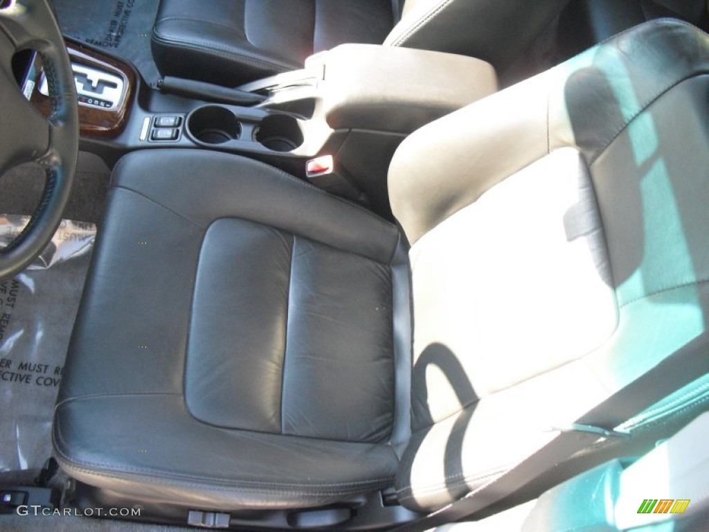 2002 Legacy GT Limited Sedan - Black Granite Pearl / Gray photo #19