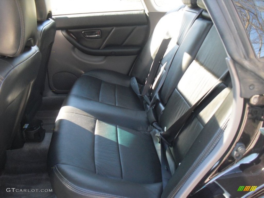 2002 Legacy GT Limited Sedan - Black Granite Pearl / Gray photo #26