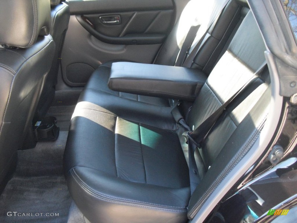 2002 Legacy GT Limited Sedan - Black Granite Pearl / Gray photo #27