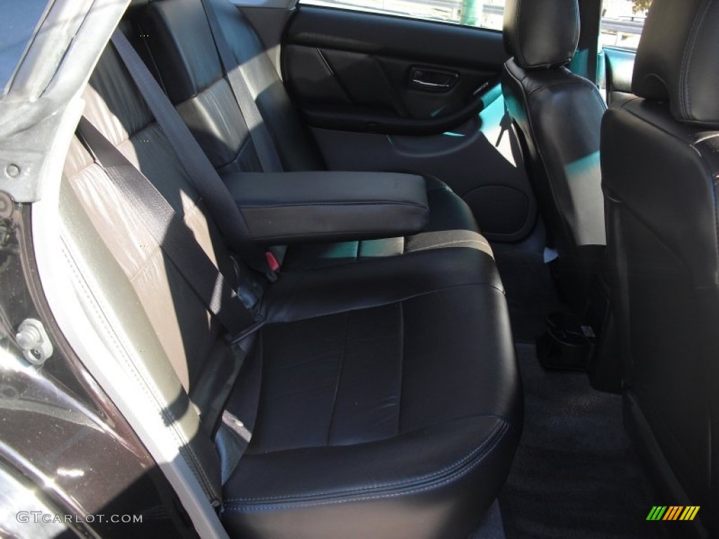 2002 Legacy GT Limited Sedan - Black Granite Pearl / Gray photo #28