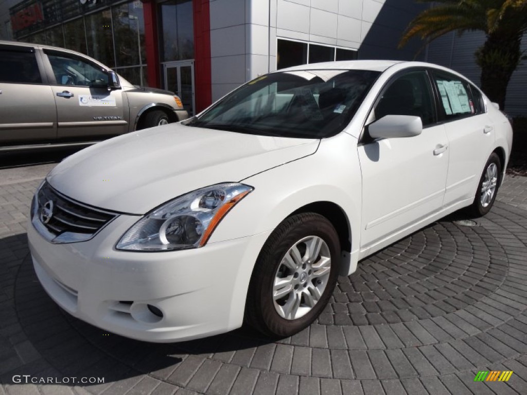 2012 Altima 2.5 S Special Edition - Winter Frost White / Charcoal photo #1