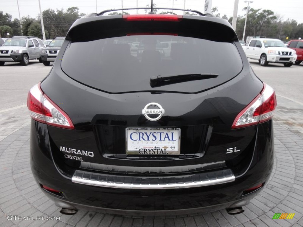 2011 Murano SL - Super Black / Black photo #8