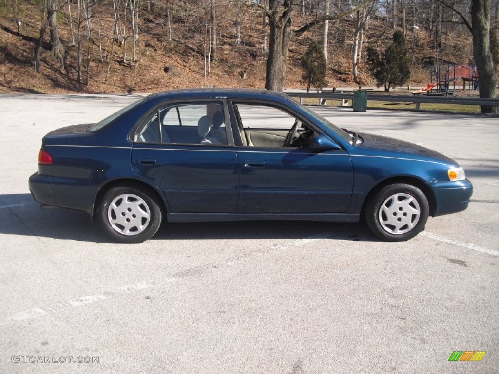 1998 Corolla LE - Mystic Teal Pearl Metallic / Beige photo #7