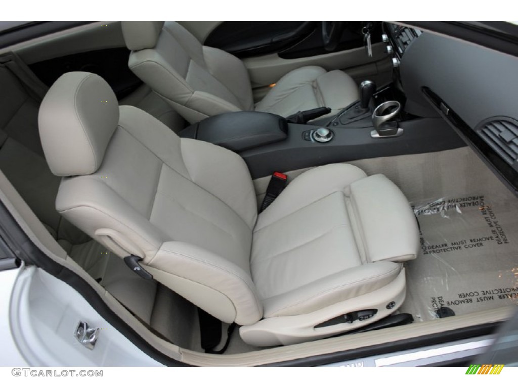 Cream Beige Interior 2005 BMW 6 Series 645i Coupe Photo #60961260
