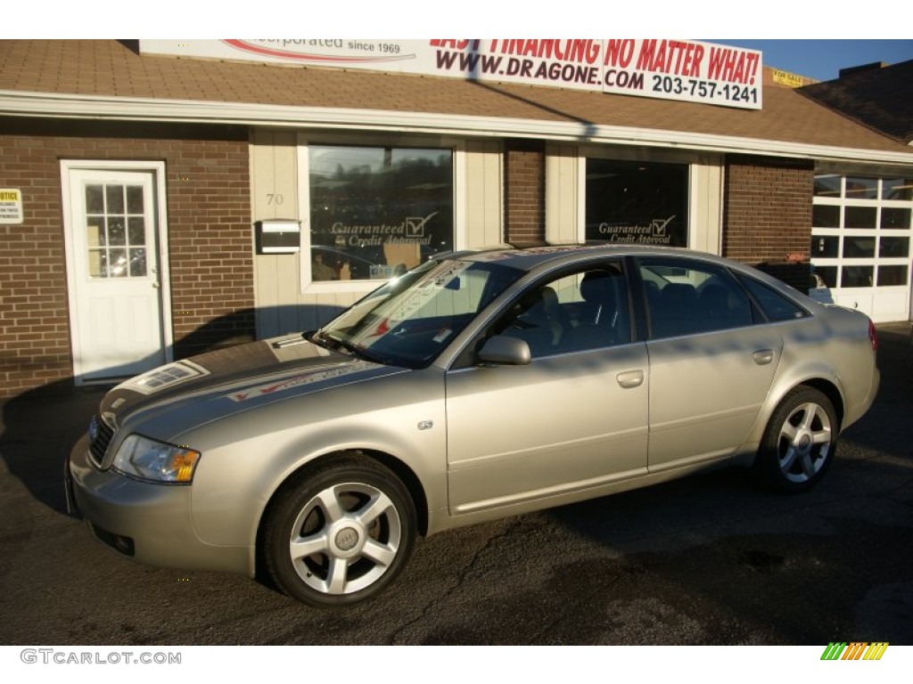 2003 A6 3.0 quattro Sedan - Canvas Beige Metallic / Ebony photo #1