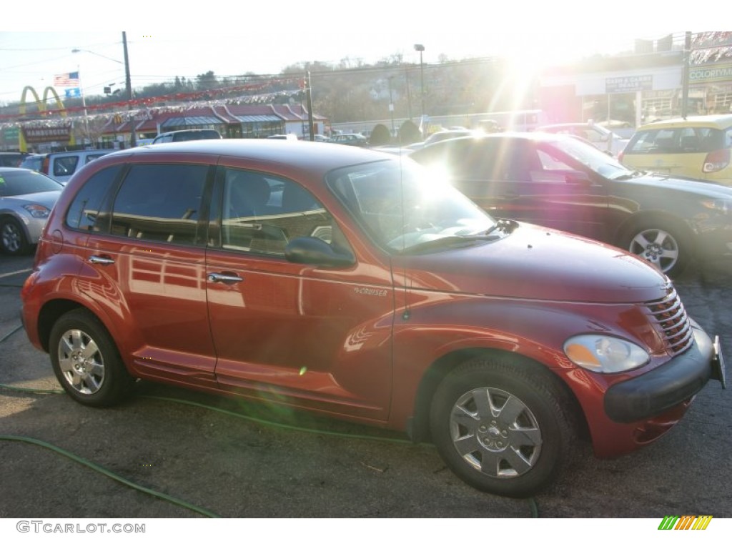2003 PT Cruiser  - Inferno Red Pearl / Taupe/Pearl Beige photo #3