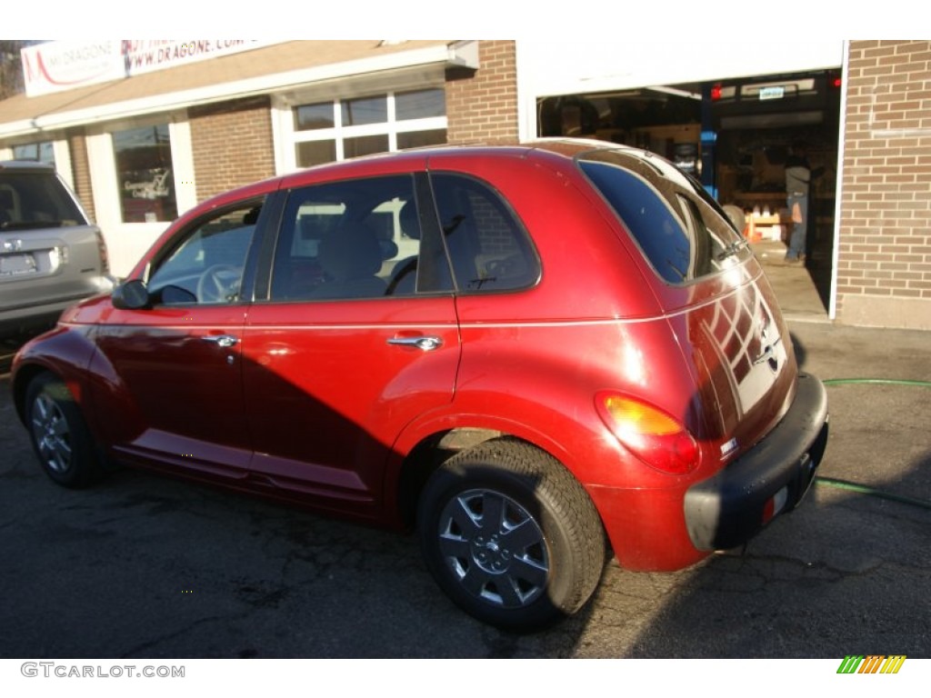 2003 PT Cruiser  - Inferno Red Pearl / Taupe/Pearl Beige photo #6