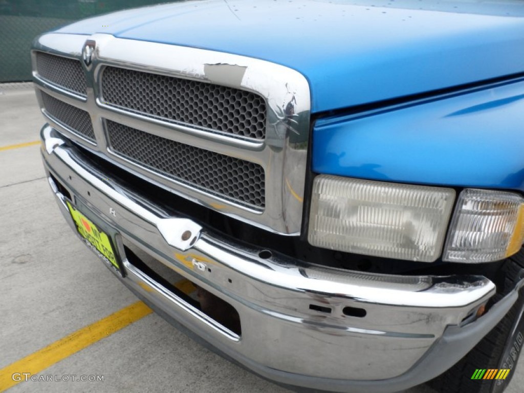 2000 Ram 1500 Regular Cab - Intense Blue Pearlcoat / Agate photo #12