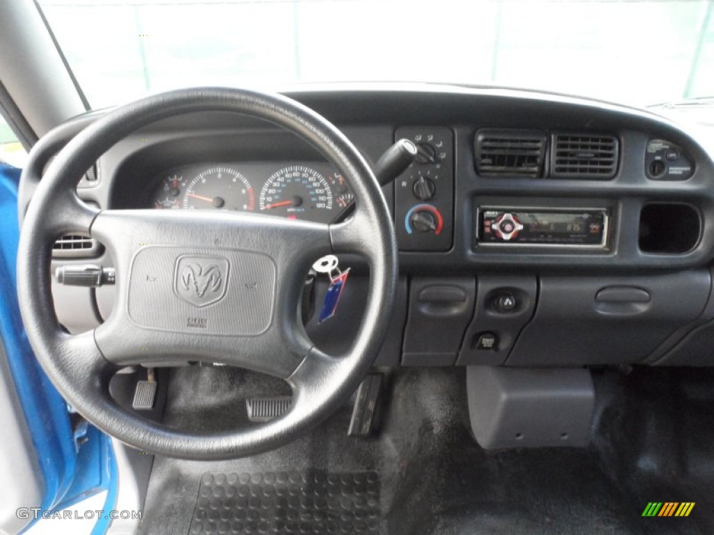 2000 Ram 1500 Regular Cab - Intense Blue Pearlcoat / Agate photo #28