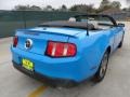 2010 Grabber Blue Ford Mustang V6 Convertible  photo #3