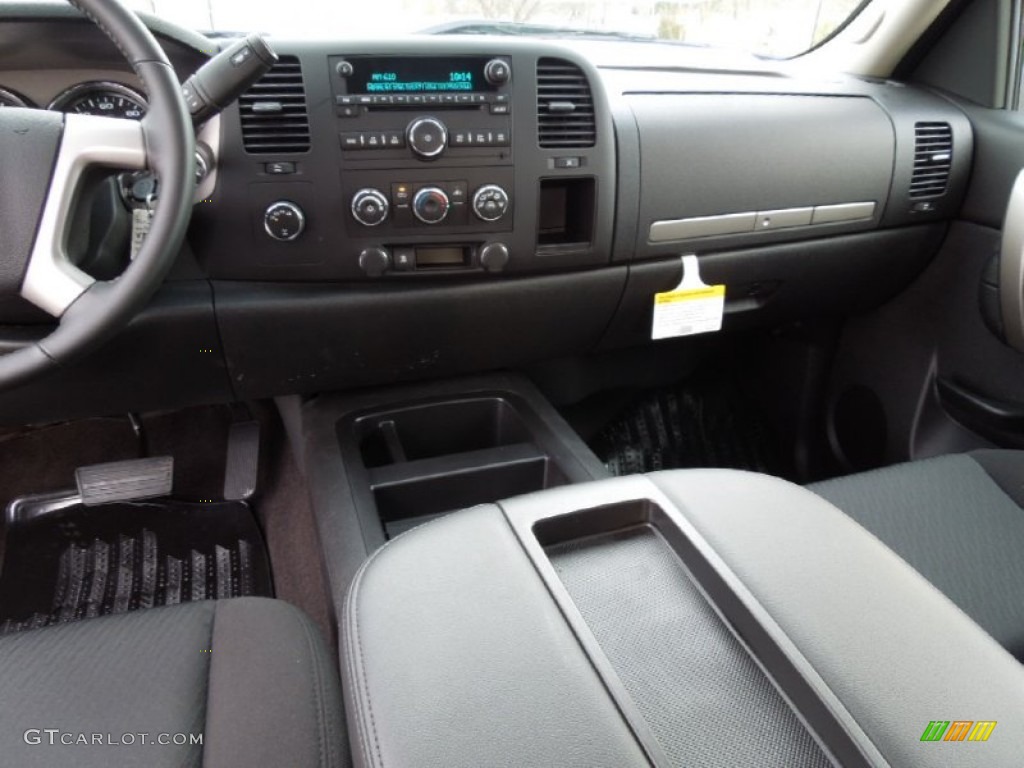 2011 Chevrolet Silverado 1500 LT Extended Cab 4x4 Ebony Dashboard Photo #60964208