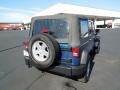 2009 Deep Water Blue Pearl Jeep Wrangler Unlimited X 4x4  photo #4