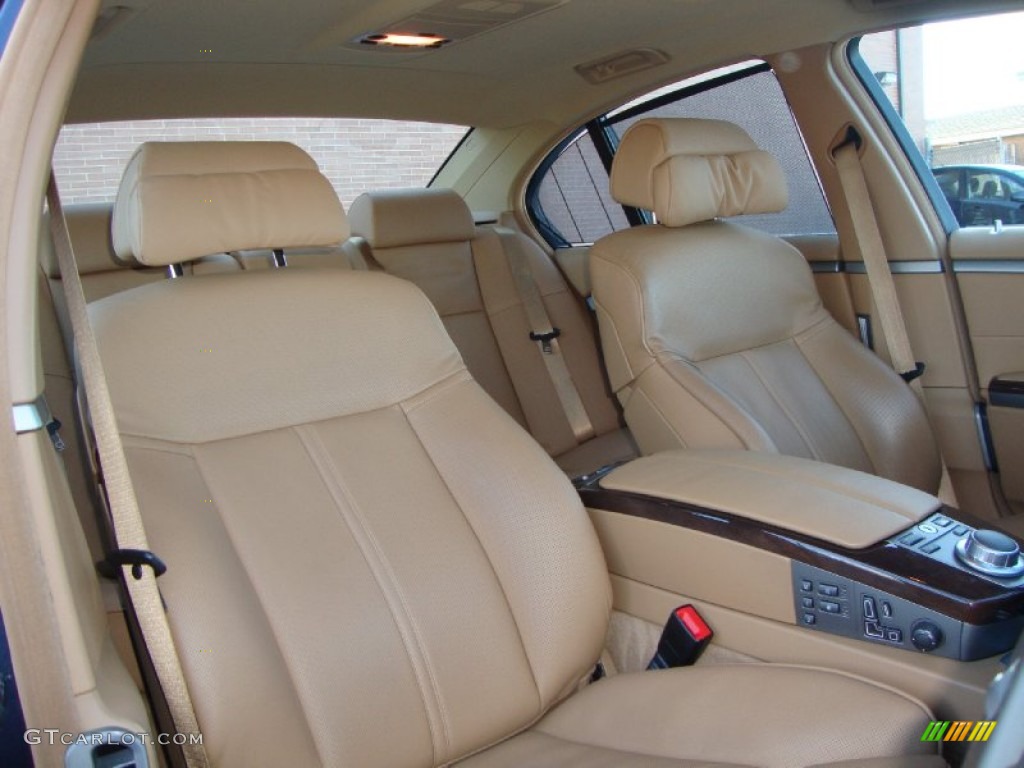 2006 7 Series 750i Sedan - Toledo Blue Metallic / Dark Beige/Beige III photo #10