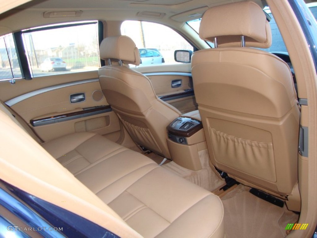 2006 7 Series 750i Sedan - Toledo Blue Metallic / Dark Beige/Beige III photo #11