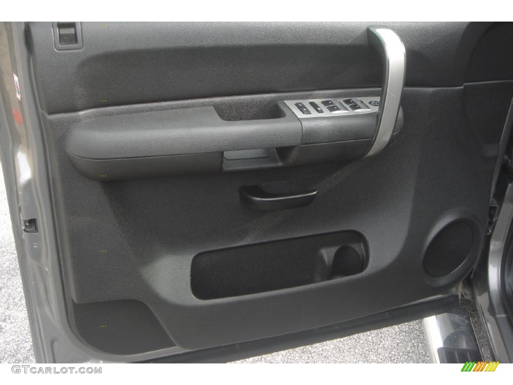 2007 Sierra 1500 SLE Extended Cab 4x4 - Steel Gray Metallic / Ebony Black photo #18