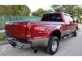 2003 Toreador Red Metallic Ford F350 Super Duty Lariat Crew Cab 4x4 Dually  photo #9