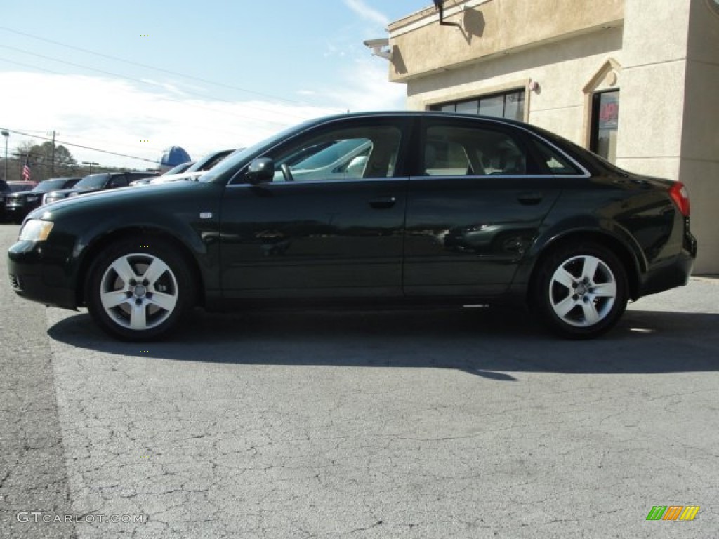 2002 A4 3.0 Sedan - Goodwood Green Pearl Effect / Beige photo #3