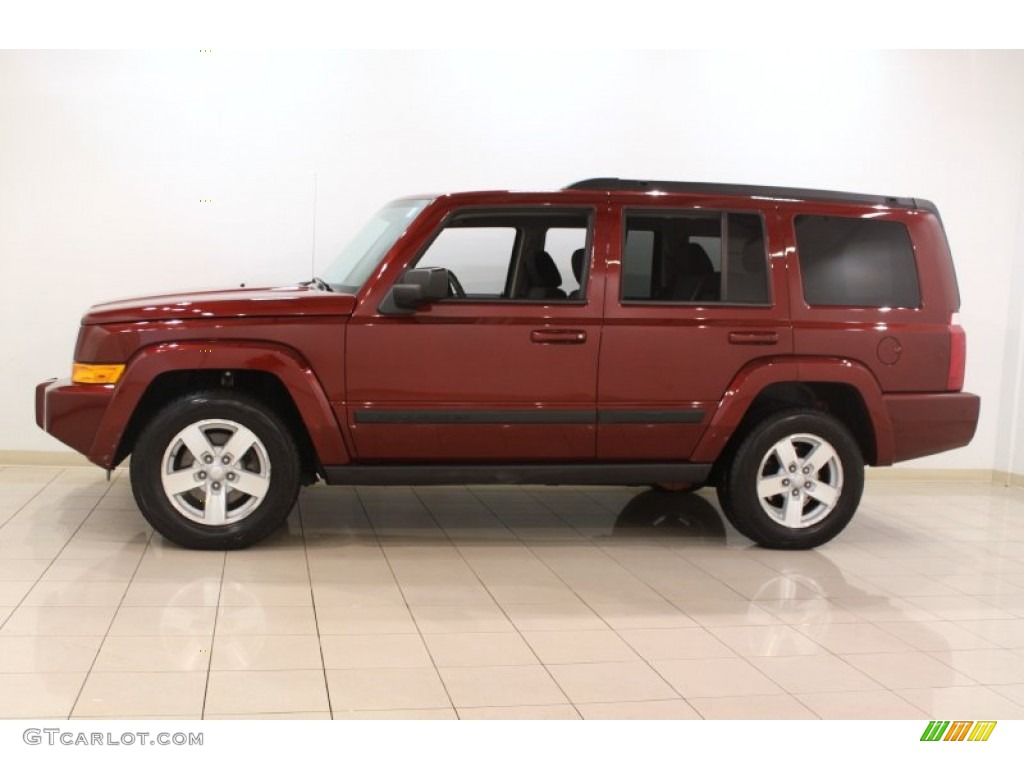 Red Rock Crystal Pearl 2008 Jeep Commander Sport 4x4 Exterior Photo #60968891