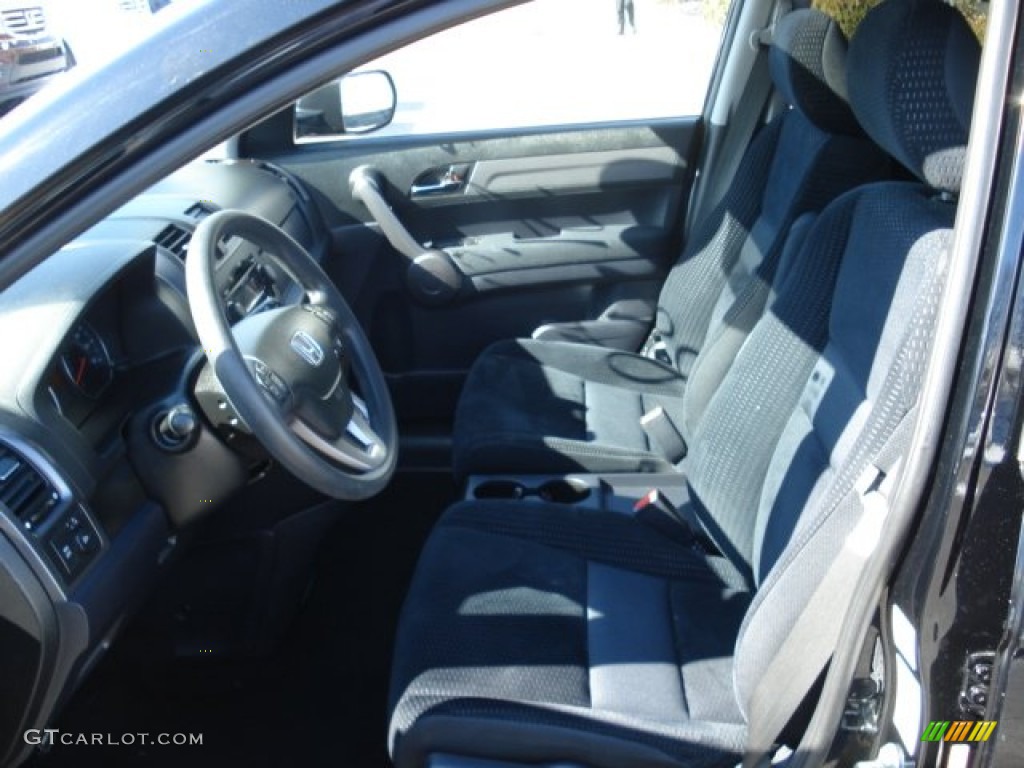 2009 CR-V EX 4WD - Crystal Black Pearl / Black photo #14