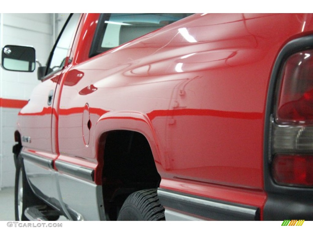 1996 Ram 1500 LT Regular Cab - Flame Red / Gray photo #24