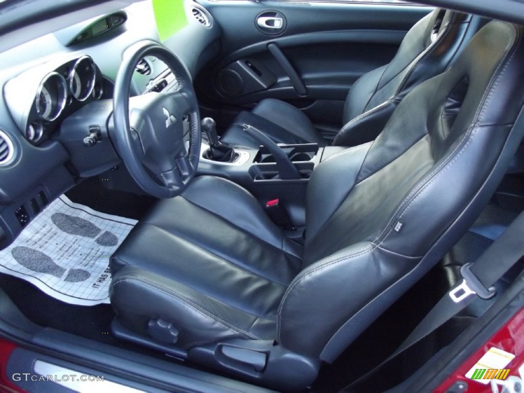 Dark Charcoal Interior 2008 Mitsubishi Eclipse SE Coupe Photo #60970296