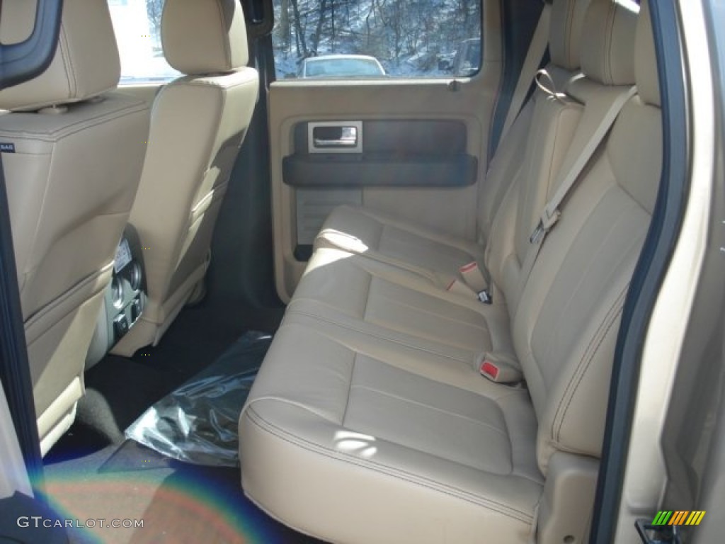 Pale Adobe Interior 2012 Ford F150 Lariat SuperCrew 4x4 Photo #60971472