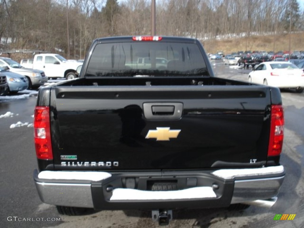 2012 Silverado 1500 LT Extended Cab 4x4 - Black / Ebony photo #7