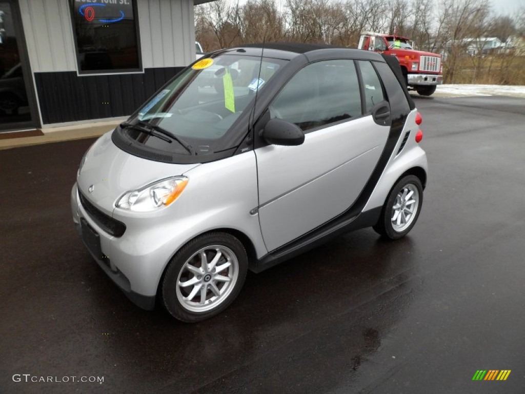 Silver Metallic 2008 Smart fortwo passion cabriolet Exterior Photo #60974935