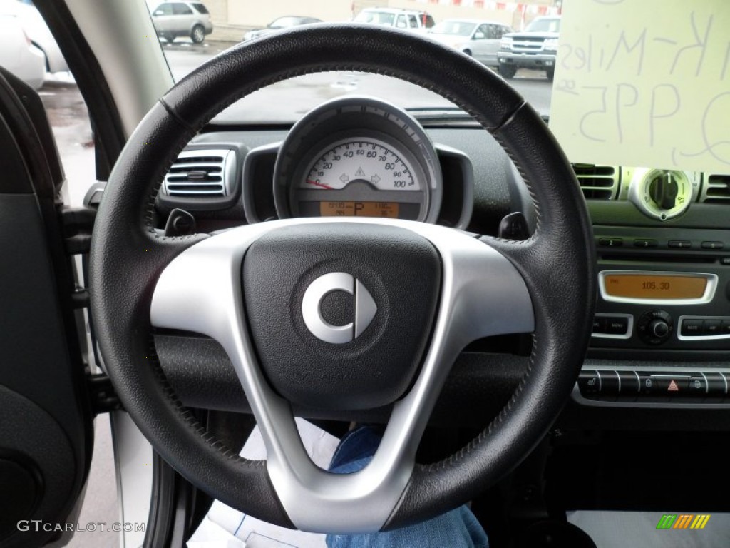 2008 Smart fortwo passion cabriolet Design Black Steering Wheel Photo #60975073