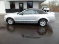 2007 Satin Silver Metallic Ford Mustang V6 Deluxe Convertible  photo #1