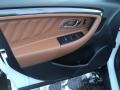 2012 Ford Taurus Charcoal Black/Umber Brown Interior Door Panel Photo
