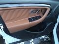 Charcoal Black/Umber Brown 2012 Ford Taurus SHO AWD Door Panel