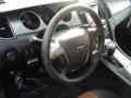 2012 Ford Taurus Charcoal Black/Umber Brown Interior Steering Wheel Photo